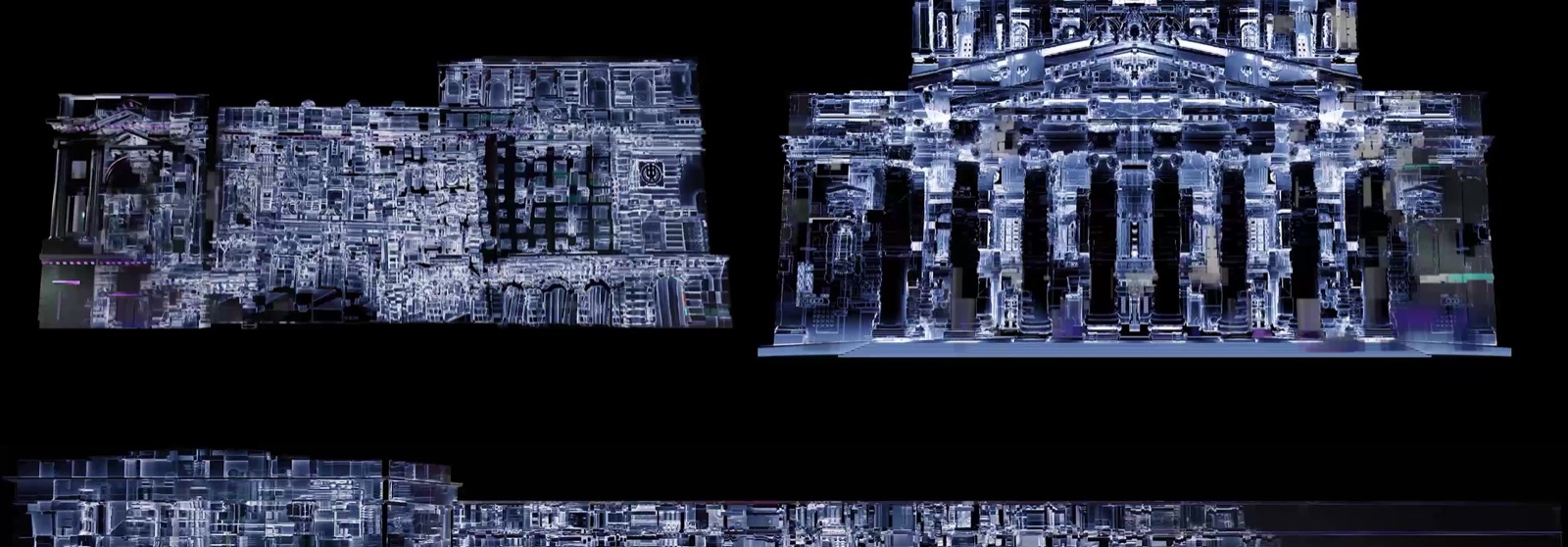 RE:SORB — the projection mapping on the façade at Bolshoi Theatre 2018, view 2 of 3