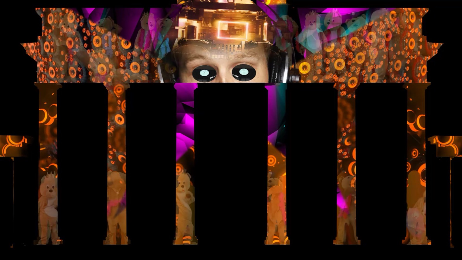 RE:SORB — the projection mapping on the façade at Brandenburg Gate 2017, view 2 of 3